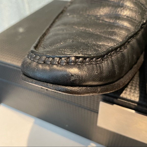 Bruno Magli Kody Black Leather Loafers - Picture 7 of 9